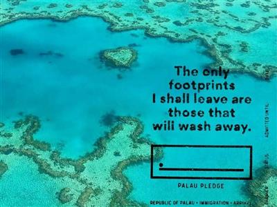 Sign the Palau pledge: eco-responsibility for tourists