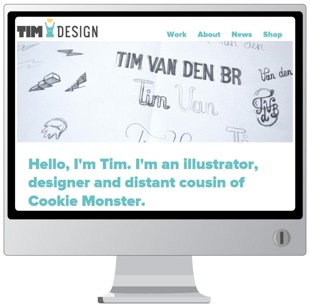 Website van Tim Van den Broeck