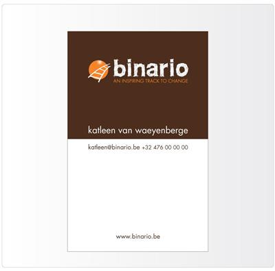 Binario business card