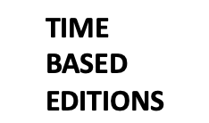 Time Based Editions
